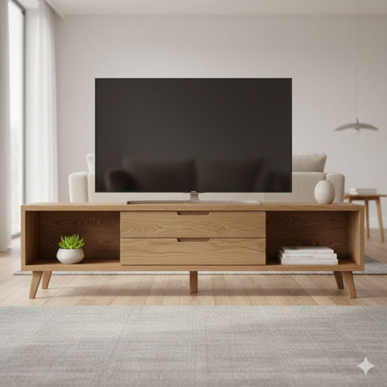 Комод під телевізор з натурального дерева