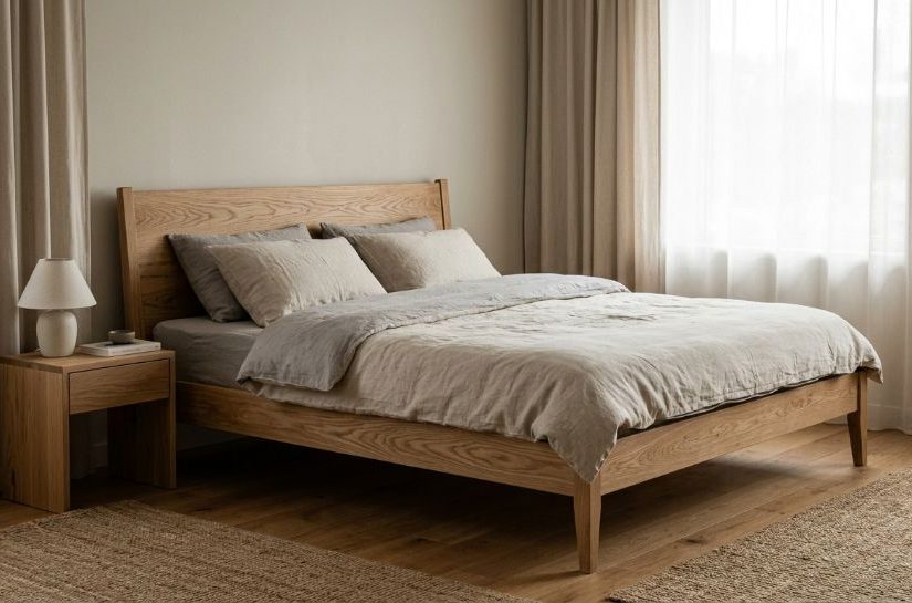 ліжко з дерева